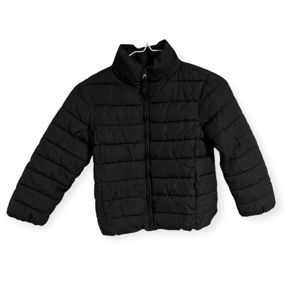 Children’s Place Girls Black Puffer Jacket Size S5/6